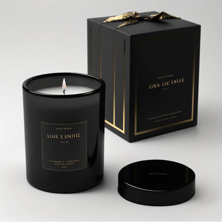 barattoli di candele di lusso