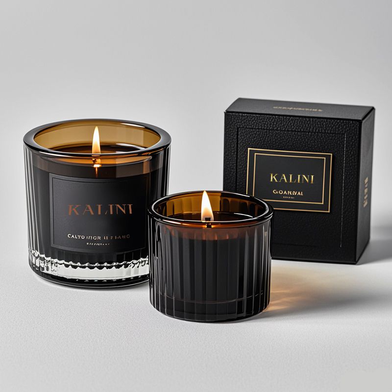 vendita all'ingrosso di barattoli di candele ambrate