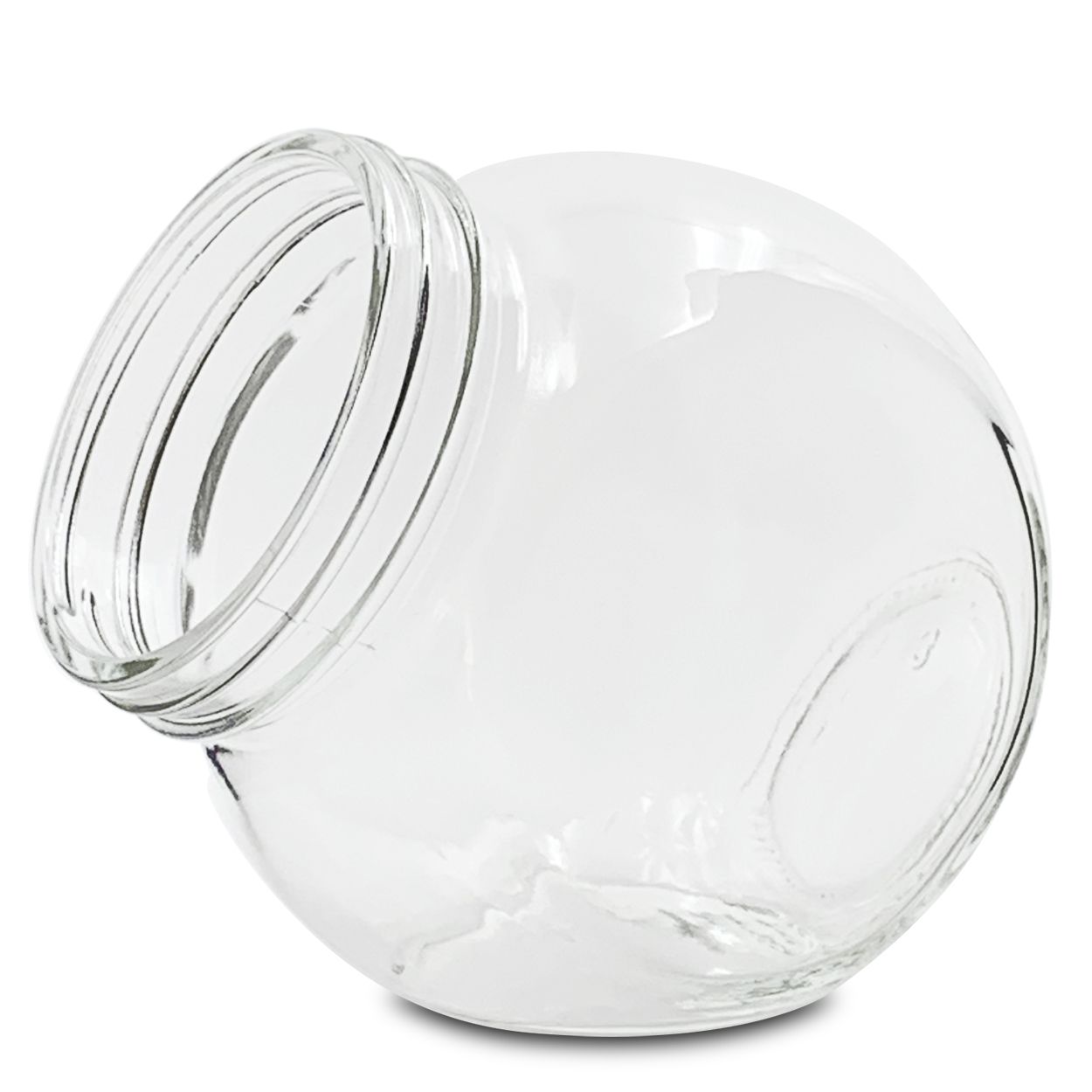 Barattolo di vetro inclinato da 650 ml 22 oz alla rinfusa